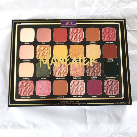 Tarte Maneater After Dark Eyeshadow Palette – 24 Shades (Matte/Metallic/Shimmer) - Picture 6 of 6